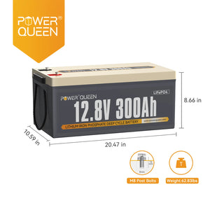 Power-Queen-12V-300Ah-LiFePO4-Battery-dimension-Group-4D