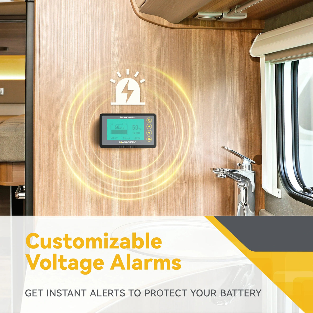 [Comme neuf] Moniteur de batterie Power Queen 500A avec shunt