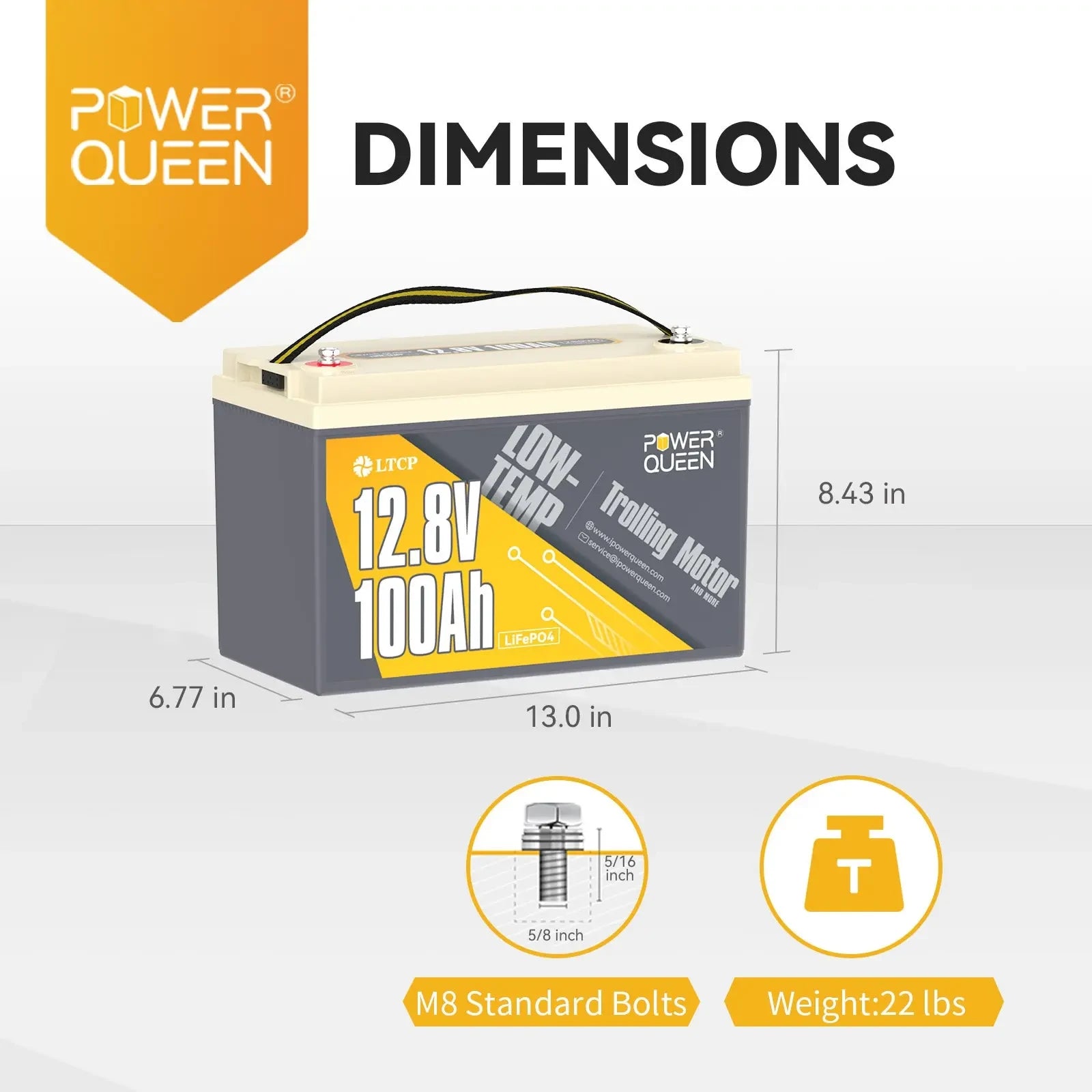 Power-Queen-lithium-trolling-motor-battery-Dimensions