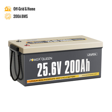 Power Queen 24V 200Ah LiFePO4 Battery