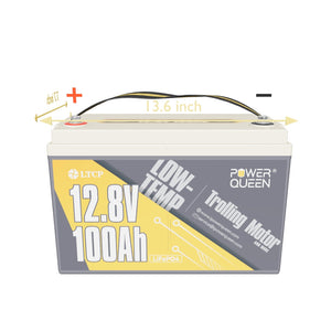 Power Queen 12V 100Ah Low-Temp Deep Cycle Lithium Battery