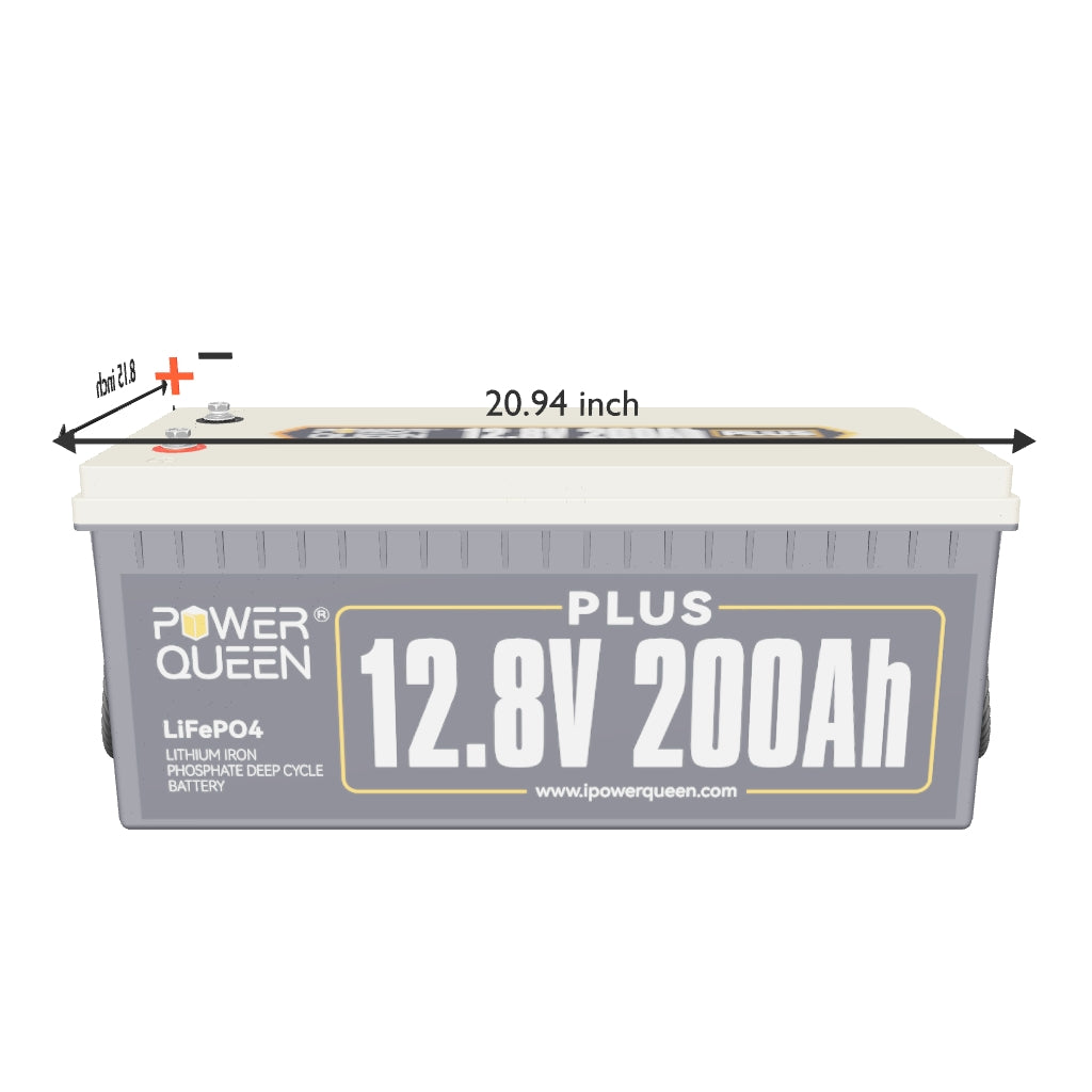 [Like New] Power Queen 12V 200Ah Plus LiFePO4 Battery