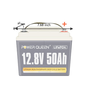 Power Queen 12V 50Ah LiFePO4 Battery