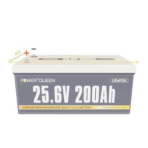 Power Queen 24V 200Ah LiFePO4 Battery